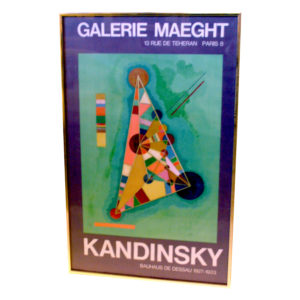 Exhibition poster for the works of Kandinksi