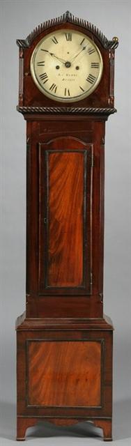 Irish Mahogany Tall Case Clock 13024